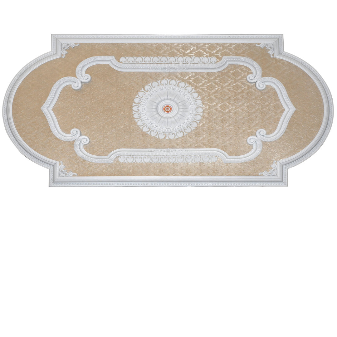 Blanco Rectangular Chandelier Ceiling Medallion AFD Home 