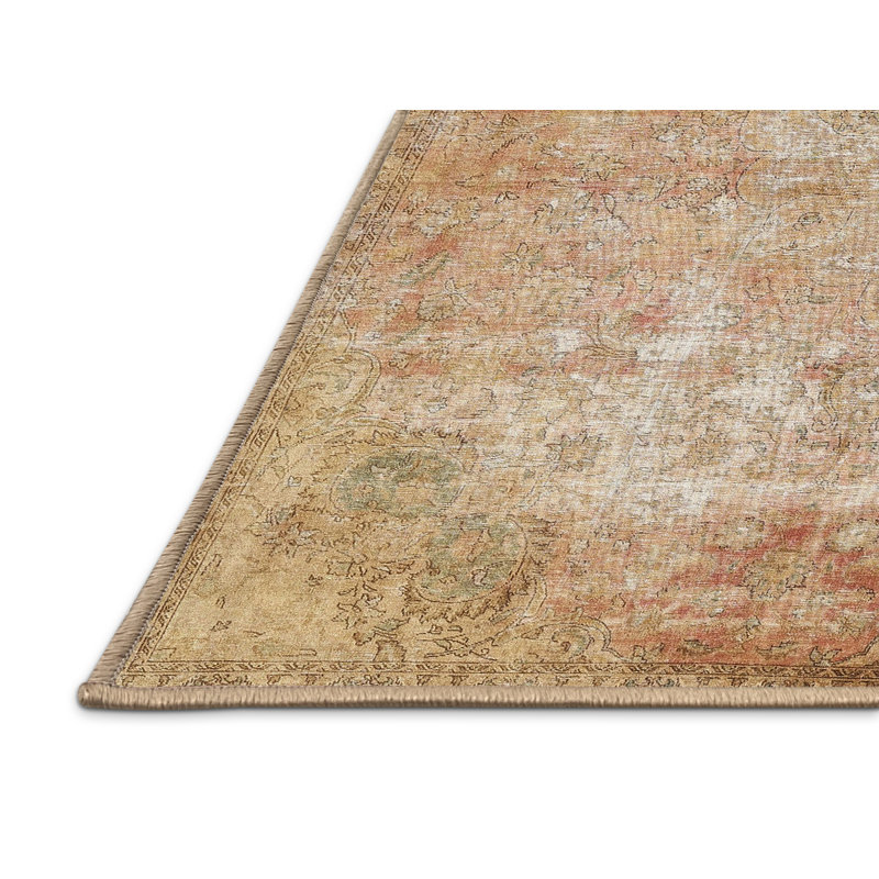 Tapis oriental multicolore tissé à la machine Oriental, Rectangle 8 pi x 12 pi