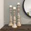 Colville 3 Piece Wood Tabletop Candlestick Set-1146826501