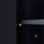 Armoire de rangement noire en coin Triangle-1667704626