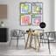 Ensemble de 4 giclées encadrées de fruits vifs aux motifs vifs, design par Hillary Holt-86257993-86257998