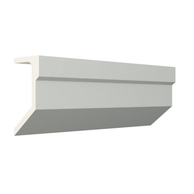 EnduraGlow Armando Crown Moulding, Backlit LED Compatible, 3 1/8"H x 6"P x 96"L, Primed Urethane