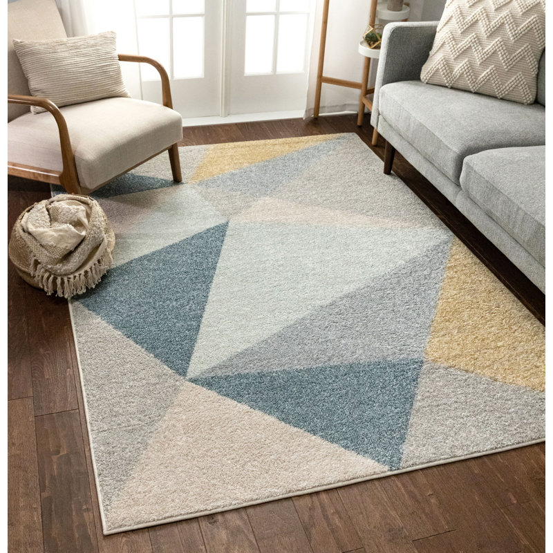 Mystic Geometric Area Rug, Rectangle 120 x 160cm