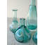  Vases en verre assortis en verre, H 9 po - Ensemble de 6 soufflés à la main transparents