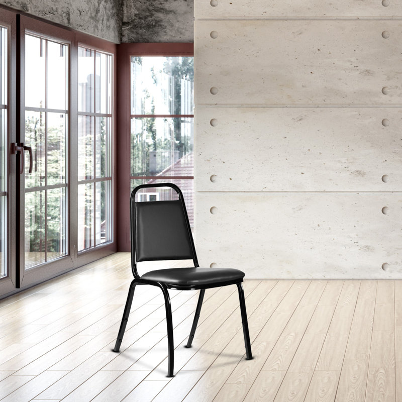 Stella Stack Chair, Pack of 2, Black