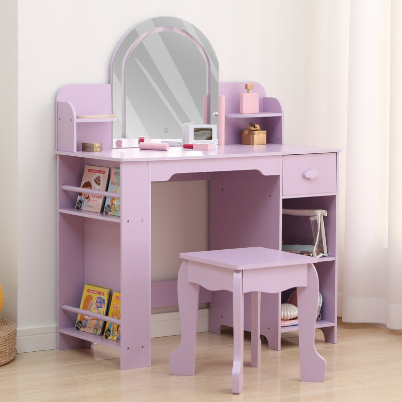 Dressing Table, Purple