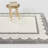 Wendell Grey Modern Border Area Rug-877851457