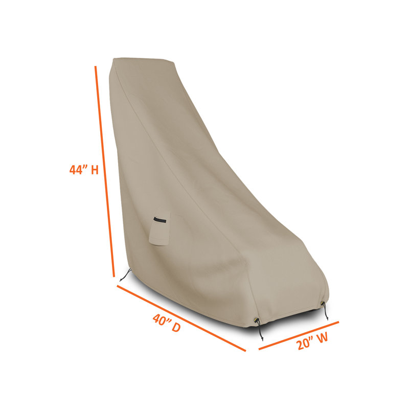 Outdoor Furniture Cover Cover, Beige, 111.8cm H x 101.6cm W x 50.8cm D