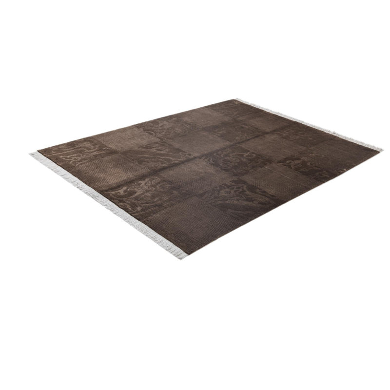 Tapis brun chocolat Outen