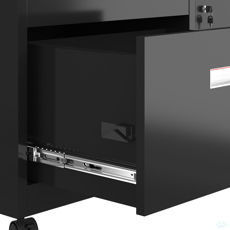 Eckert 17.79 " Wide Vertical Filing Cabinet