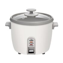 Holstein Housewares 5-Cup Rice Cooker, Black- Convenient and User Friendly  with Warm and Cook Function, Ideal for Rice, Quinoa, Oatmeal, Stews and