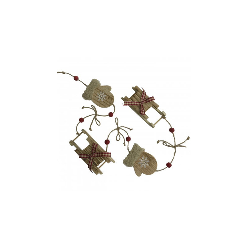 Guirlande fantaisie 3'5" brun