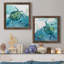 «Delray Sea Turtle I», ensemble de 2 peintures sur toile encadrées-925054335-925054278
