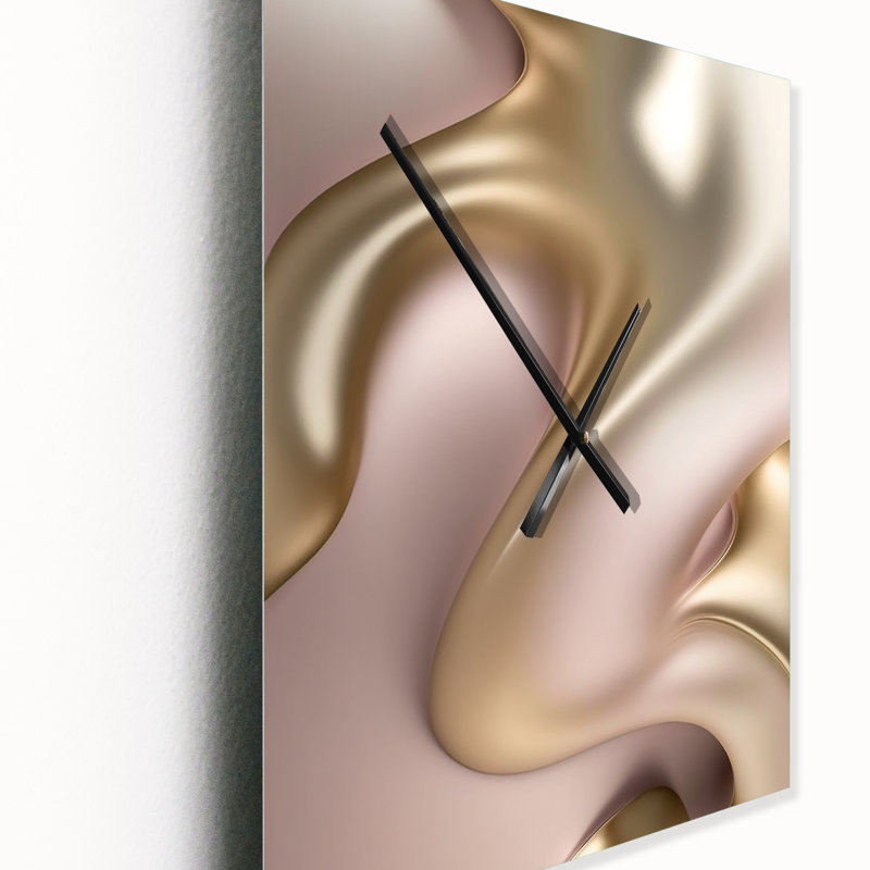 Horloge murale abstraite liquide Luscious, Grand