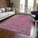 Machine Washable Indoor/Outdoor Claudian ACN1651 Pink Rug