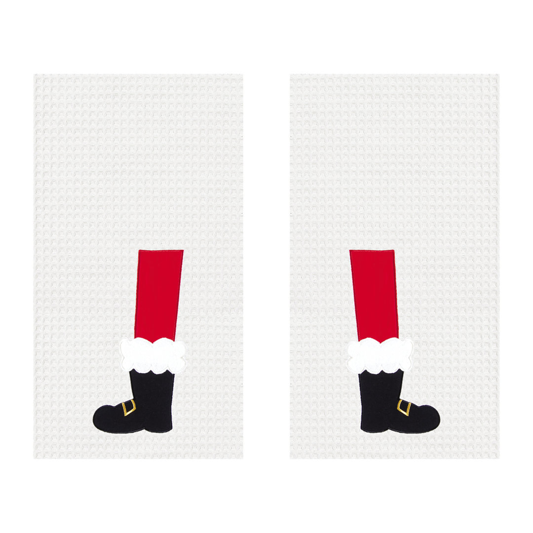 Cotton Waffle Tea Towel Kitchen Towel (Set of 2) The Holiday Aisle®