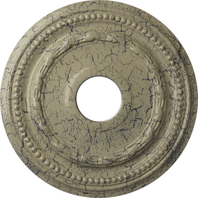 Médaillon de plafond Endurathane Amelia, P 15 3/4 po x P 5/8 po (pour auvents jusqu'à 4 1/8 po), finition tortue peinte à la main