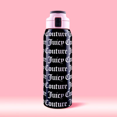 Juicy Couture Glam Getaway 32 oz. Water Bottle with Flip Top Lid