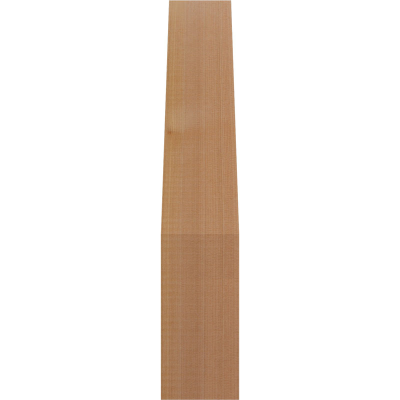 Genouillère Balboa, Cèdre rouge, Lisse, H 20 po x l 3,5 po x P 8 po