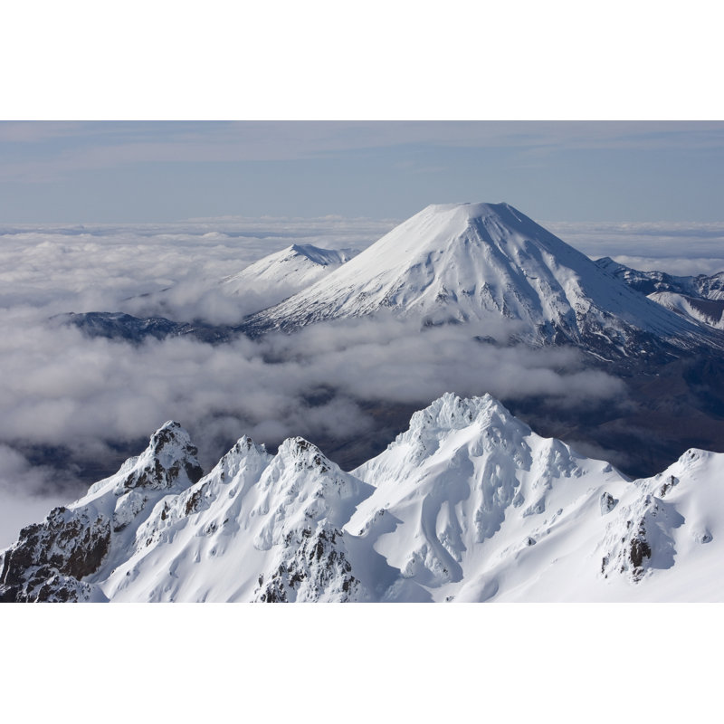 Volcano Of Mt Tongariro by Shuttermuse - Wrapped Canvas Print, 20cm H x 30cm W