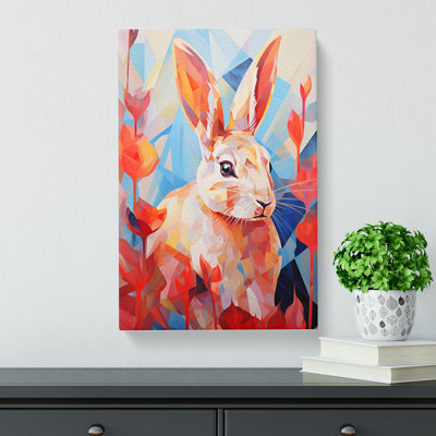 Rabbit Orphism - Wrapped Canvas
