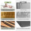 Chaise de travail en velours Doreen-1297583120