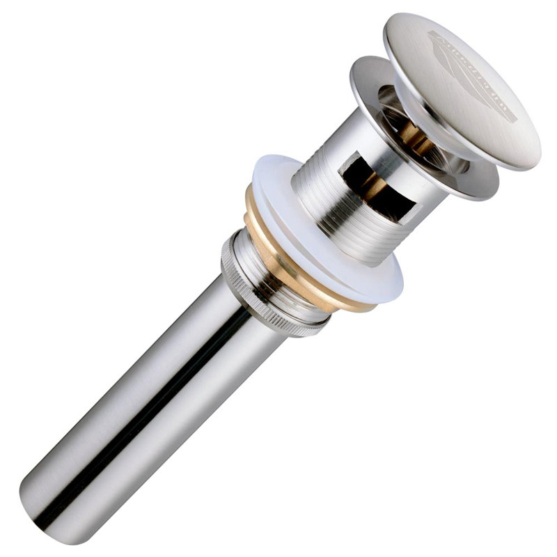 2.59'' W Pop-Up, Brushed Nickel, Yes