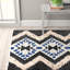 Tapis noir en laine noué à la main Bedfo-2005013060