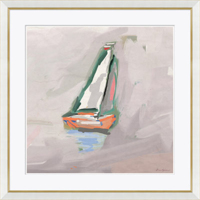 «Autre jour» par Dana Gibson - Peinture encadrée sur papier