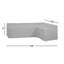 Housse pour canapé modulaire Jaylon