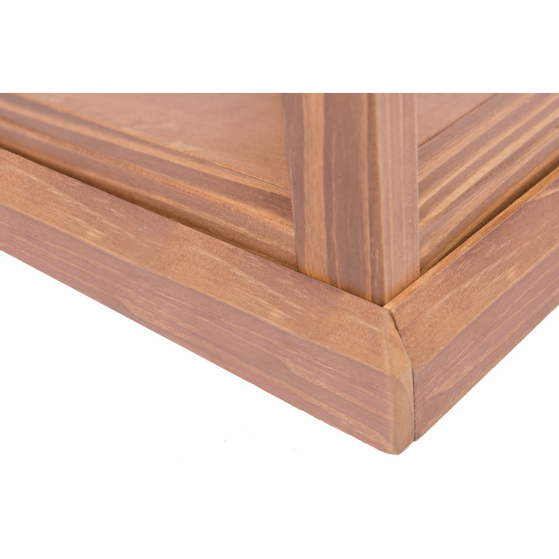 Esquivel 45cm W Plywood / Laminate Board Bedside Table, Walnut