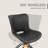 Upholstered Mid-century Modern Swivel Dining Chairs Set of 4-441576893