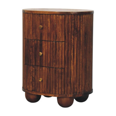  Montrosemere 22" Brown Solid Wood One Drawer Nightstand