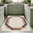 Brown Greek Key Border carpet-easy to clean, machine-washable, soft and comfortable; suitable for door mats, kitchens, living rooms, bedrooms, corridors, and laundry areas. Easy to clean, durable carpet for home decoration.-1544614847