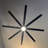 84" Black Ceiling Fan With Lights For Living Room, Remote Control And Quiet Reversible DC Motor