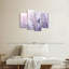 Lavender Flower Wall Art Multi Piece Canvas Print-92829687