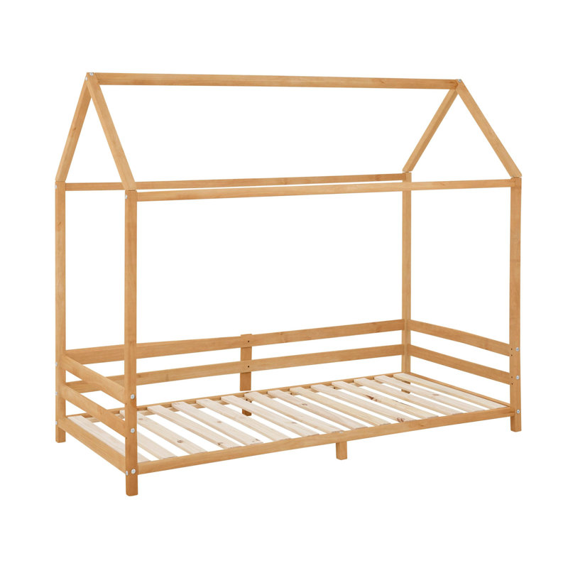 Lilac Solid Wood Canopy Bed