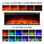 Metro Lane 101.8cm W Black Electric Fireplace with 5120 BTU