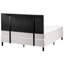 Upholstered Fabric Bed with Mattress-1814271313-1814271315