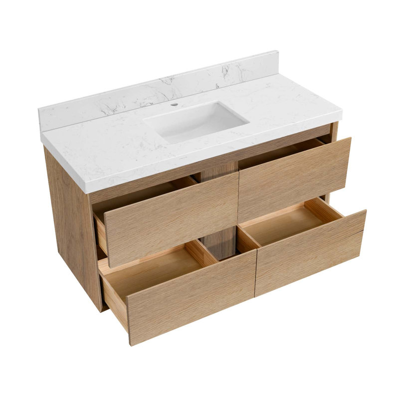 Ensemble de meuble-lavabo mural 48 po, 48"