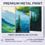 «Mountain River Reflections in Rocky Mountains II», ensemble de 2 reproductions d'art mural en métal-130436346