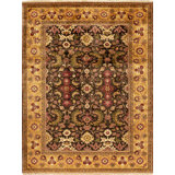 Mahajaran Hand Woven Wool Oriental Area Rug