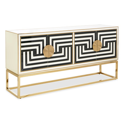 Op Art 64'' Sideboard