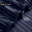 Luxury Striped Microfiber Fitted Sheet - 40 cm Deep Pocket, Ultra-Soft, Wrinkle-Resistant & Easy Car-648432973-648432974
