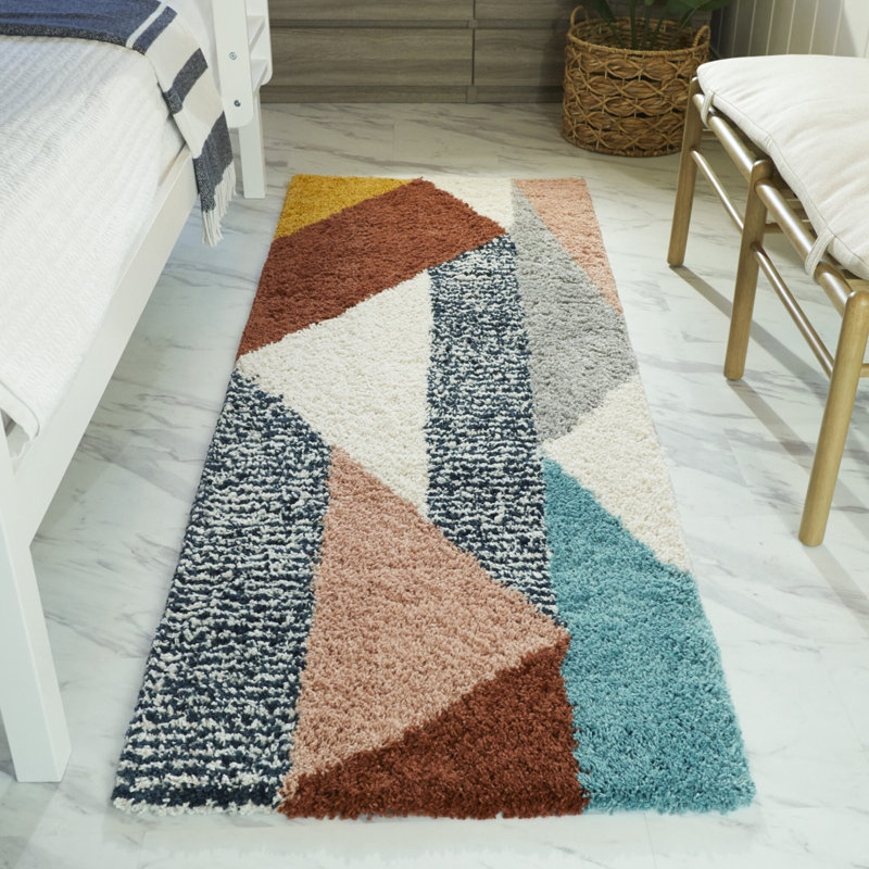 Satterlee Geometric Indoor Rug, Runner 2'7" x 7'