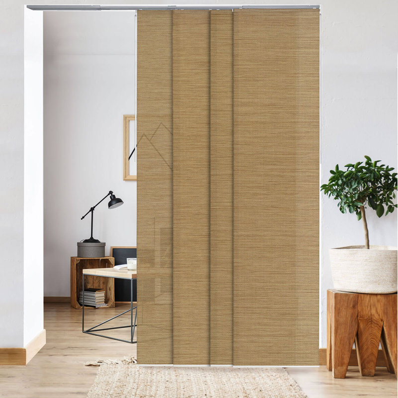 Semi Sheer Vertical Blind, Brown