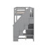 Lit mezzanine simple avec bureau en L et tiroirs-956523823