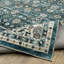 Tapis bleu sarcelle / ivoire Jadalynn-985048254