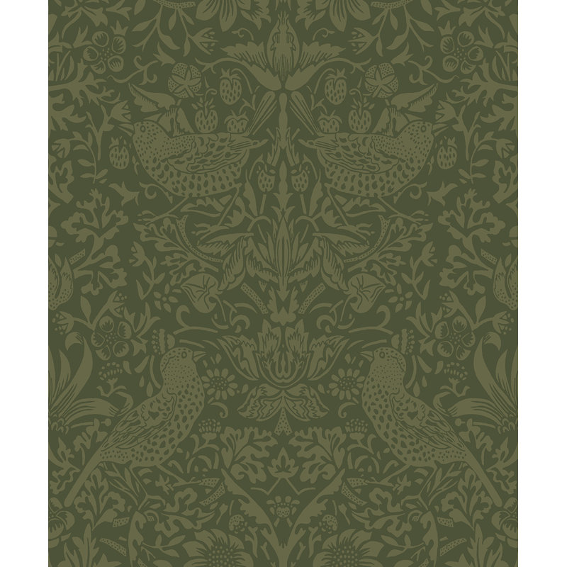 Papier peint préencollé Winston Porter Designs, Vert
