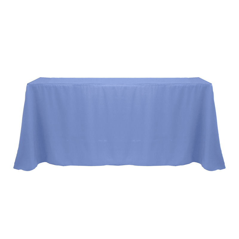 Solee Solid Color Tablecloth, 108" x 132", Periwinkle, 10